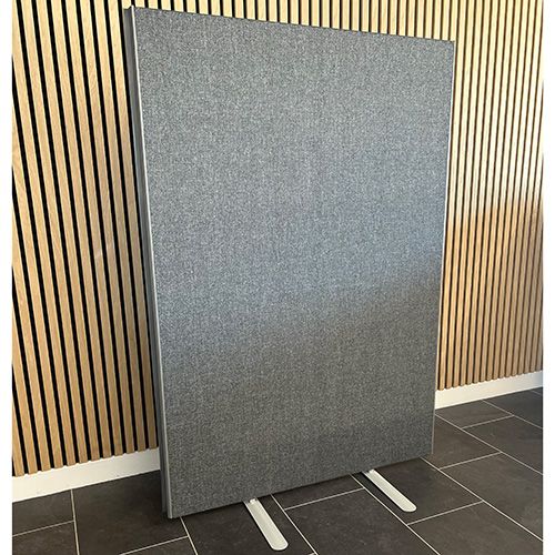 Xpress Partition Screens 1.4m High in grey fabric