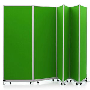 Loop nylon mobile screens in a emerald green fabric