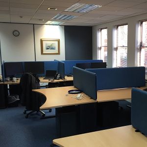 Omega Acoustic Desk Dividers 400mm High
